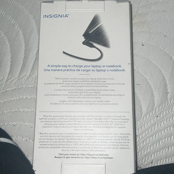 Insignia universal laptop charger - Picture 2 of 3